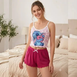 Pijama Blogueirinha - Stitch Coração