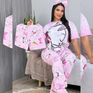Pijama Trio (3 em 1 ) - Gatinha Marie